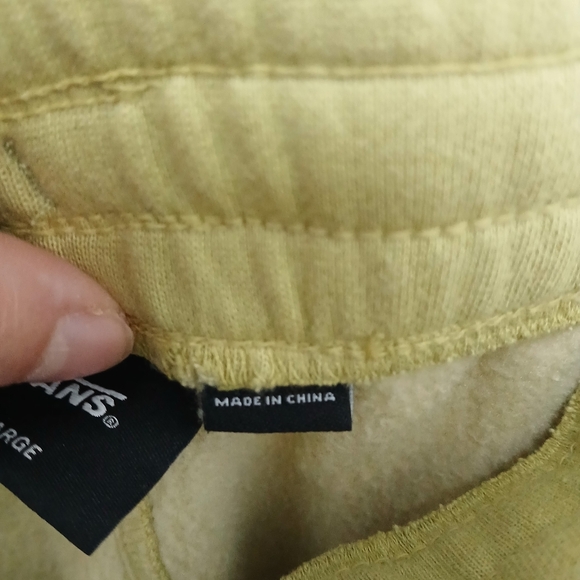 Vans Green and White Tie-Dye Joggers Unisex XL Sweatpants Thick Heavy NWT - Picture 10 of 16